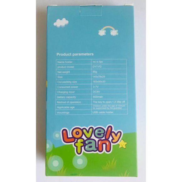 Green - Lovely Mini Portable Pocket USB Fan - Picture 7 of 7